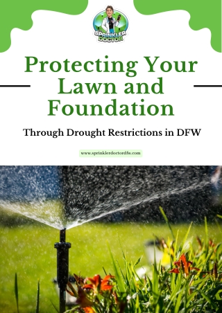 Protecting Your Lawn and Foundation Through Drought Restrictions in DFW