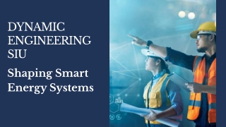 DYNAMIC ENGINEERING SIU: Shaping Sustainable Energy Careers