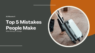 5 mistakes to avoid