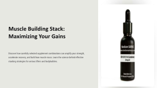 Muscle Building Stack