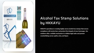 Alcohol Tax Stamp