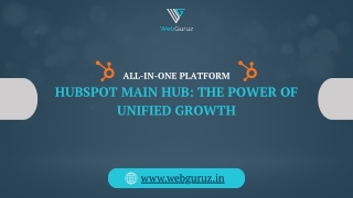 Smarter Business Growth with HubSpot Main Hub