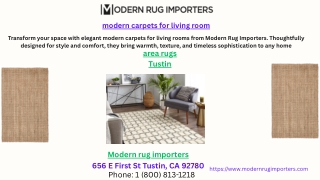 modern carpets for living room