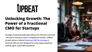 Unlocking Growth: The Power of a Fractional CMO for Startups