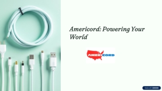 Americord: Trusted Power Cords & Extension Cables for Every Need