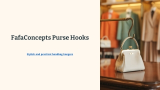 FafaConcepts Purse Hooks