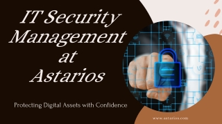 IT Security Management at Astarios