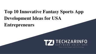 Fantasy Sport App Ideas