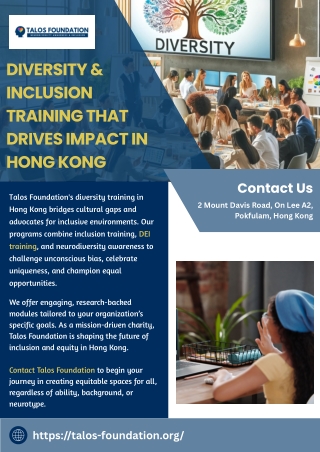 Diversity & Inclusion Training That Drives Impact in Hong Kong