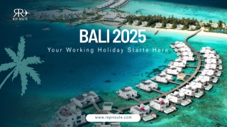 Bali 2025: Your Working Holiday Starts Here