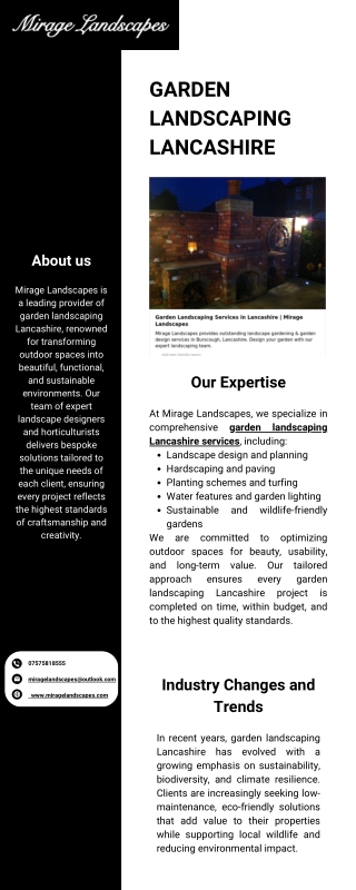 The Ultimate Guide to Garden Landscaping Lancashire