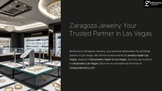 Trusted Jewelry Repair Services in Las Vegas – Zaragoza Jewelry