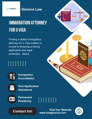 Immigration Attorney for U Visa  Genov Law