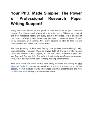 Your PhD, Made Simpler_ The Power of Professional Research Paper Writing Support!