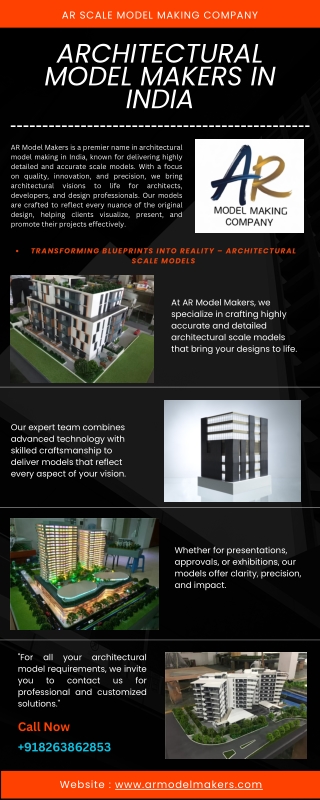 India’s Trusted Architectural Model Makers Firm - AR Model Makers