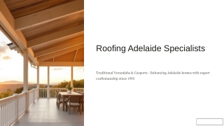 Roofing Adelaide Specialists