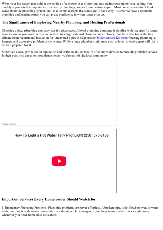 Shamrocks Plumbing and Heating Inc, Kelownas Preferred Plumbing Contractor