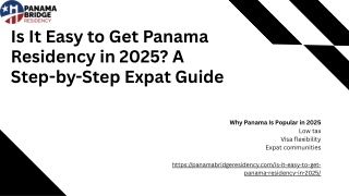 Is It Easy to Get Panama Residency in 2025? A Step-by-Step Expat Guide