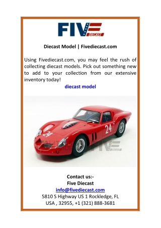 Diecast Model  Fivediecast.com