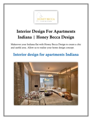 Interior Design For Apartments Indiana