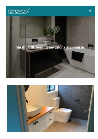 Small Bathroom Renovations Melbourne
