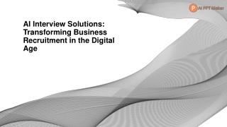 AI Interview Solutions Transforming Business Recruitment in the Digital Age