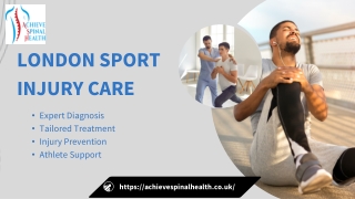 Expert Sport Injury Treatment in London