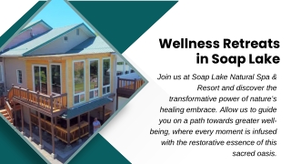 Wellness Retreats in Soap Lake