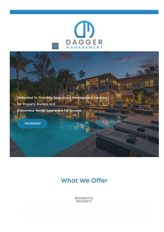 Rental management properties