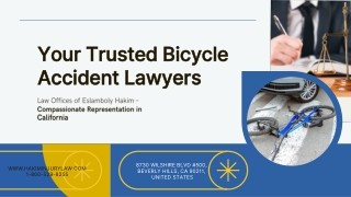 Law Offices of Eslamboly Hakim- Your Trusted Bicycle Accident Lawyers