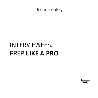 Interviewees, Prep Like a Pro