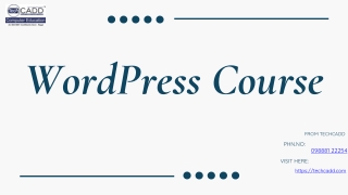 WordPress Course