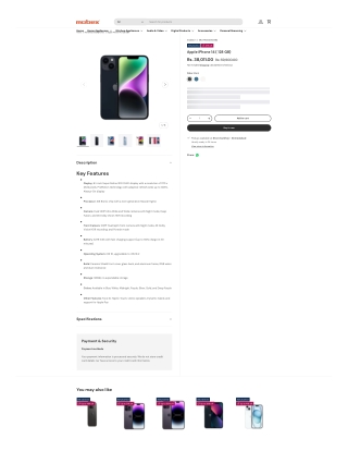 Mobex - Buy Apple iPhone 14 128GB Online in India