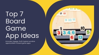 Top 7 Profitable Board Game App Ideas to Launch in 2025