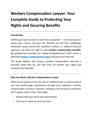 Workers Compensation Lawyer pdf