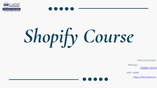shopify course