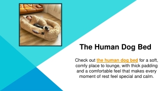The Human Dog Bed