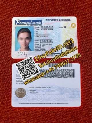 快速购买宾夕法尼亚州驾照 Order a Pennsylvania driver's license 高仿宾夕法尼亚州驾照1:1复刻