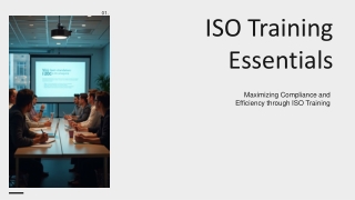 ISO Training Essentials