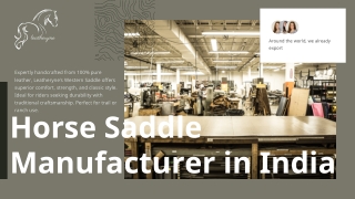 Traditional Handcrafted Indian Horse Saddles