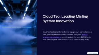 Leading Misting System Manufacturers – Cloud Tec