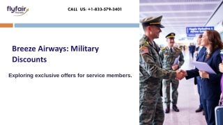 Breeze Airways Military Discounts