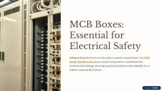 Leading MCB Box Manufacturers in India – Featuring Pirado Switches
