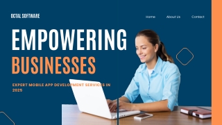 Empowering Businesses with Expert Mobile App Development Services in 2025
