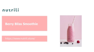 Berry Bliss Smoothie