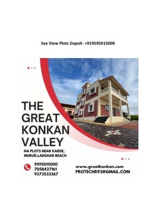 Sea View Plots Dapoli-  919595015000