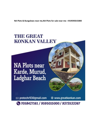 NA Plots & Bungalows near me,NA Plots for sale near me