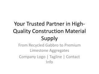 Border Key Trading & Services WLL – Comprehensive Construction Supplies & Heavy