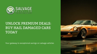 BUY HAIL DAMAGED CARS