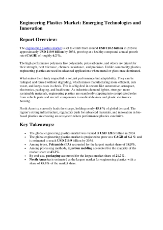 Engineering Plastics Market Value Chain Analysis | Industry Breakdown